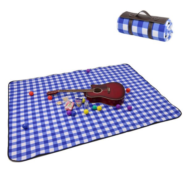 Blue and white checkered picnic mat 150 * 200cm