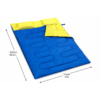 220 x 145 cm Double Sleeping Bag for Adults 220 x 145 cm Double Sleeping Bag for Adults