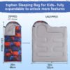 Unfolded Size Of Children's Sleeping Bag