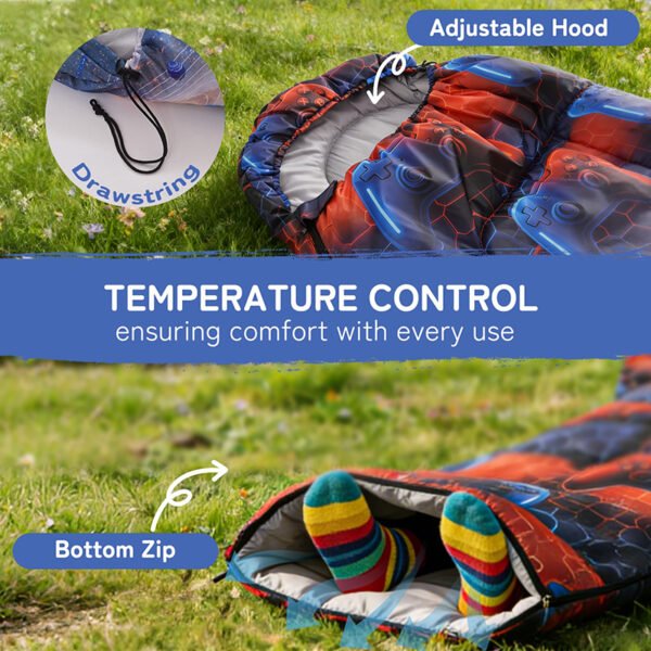 Kids Sleeping Bag Detail