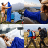 Rectangular sleeping bag for outdoor use Rectangular sleeping bag for outdoor use