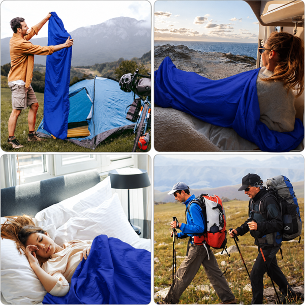 Rectangular sleeping bag for outdoor use Rectangular sleeping bag for outdoor use
