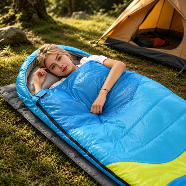 ChatGPT Image 2026年8月26日 16_52_05 Lightweight 3 Season Sleeping Bag for Camping