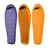 Mummy sleeping bag for hiking and camping