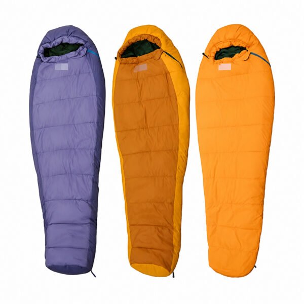 Mummy sleeping bag for hiking and camping