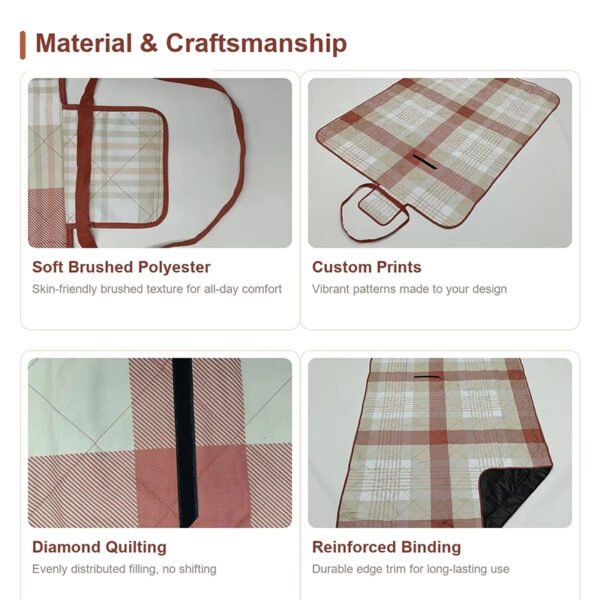 Detail-07 200x250cm Camping Picnic Mat