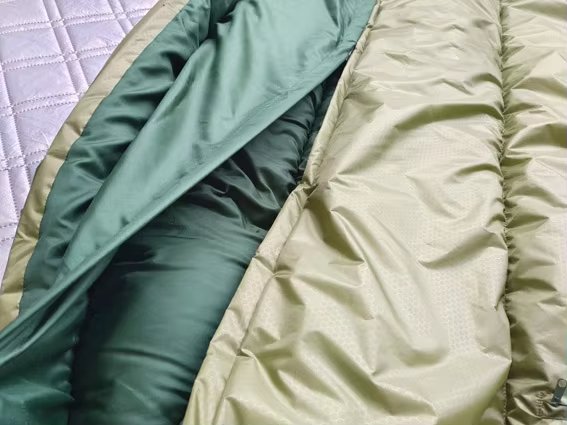 Warm Double Sleeping Bag Hat Details