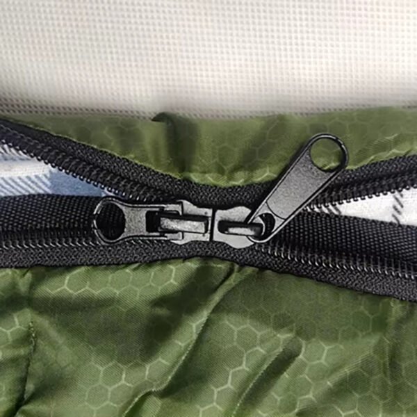Double Sleeping Bag Zipper Detail