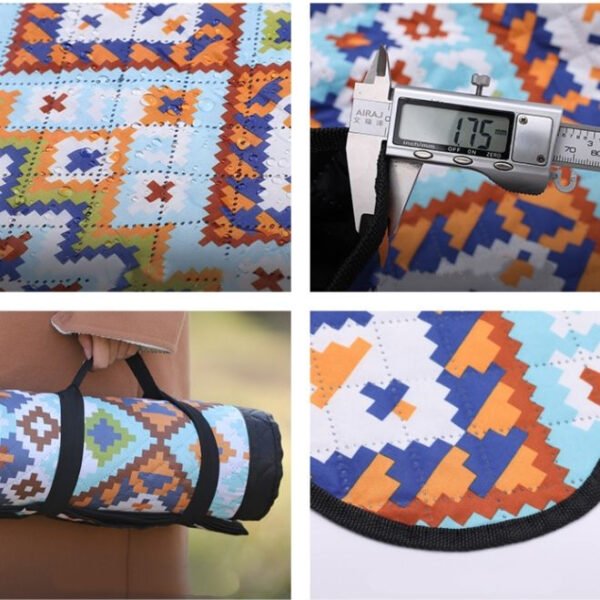 Nain-02 Geometric Patchwork Picnic Mat