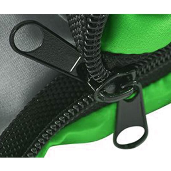 Rectangular sleeping bag zipper detail Rectangular sleeping bag zipper detail