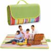 Portable beach blanket for outdoor use Portable beach blanket for outdoor use