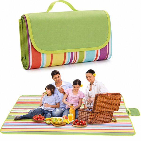 Portable beach blanket for outdoor use Portable beach blanket for outdoor use