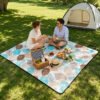 Portable Leaf Pattern Picnic Mat