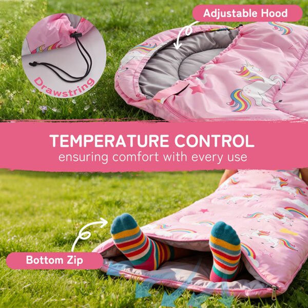 kids sleeping bag detail kids sleeping bag detail