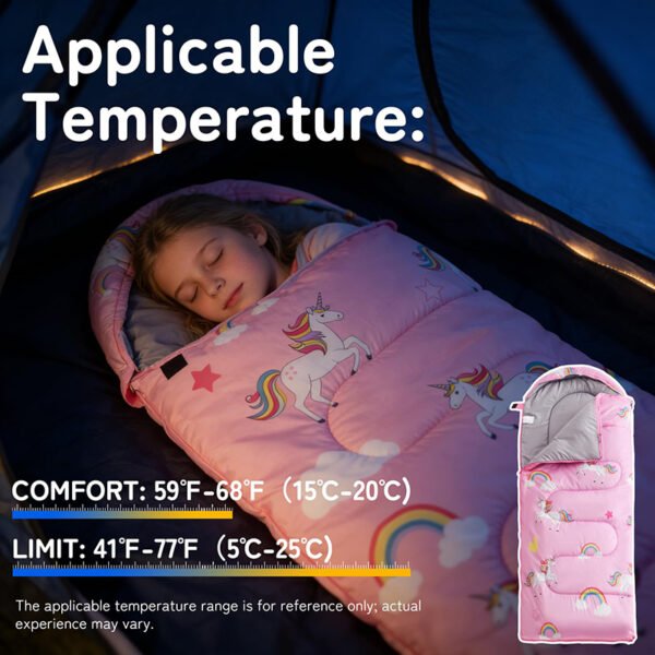 3-season printed kids sleeping bag 3-season printed kids sleeping bag