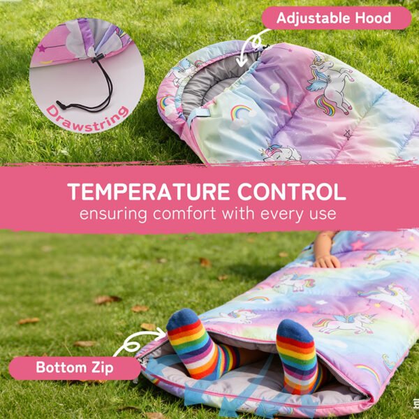 3-season kids sleeping bag for camping 3-season kids sleeping bag for camping