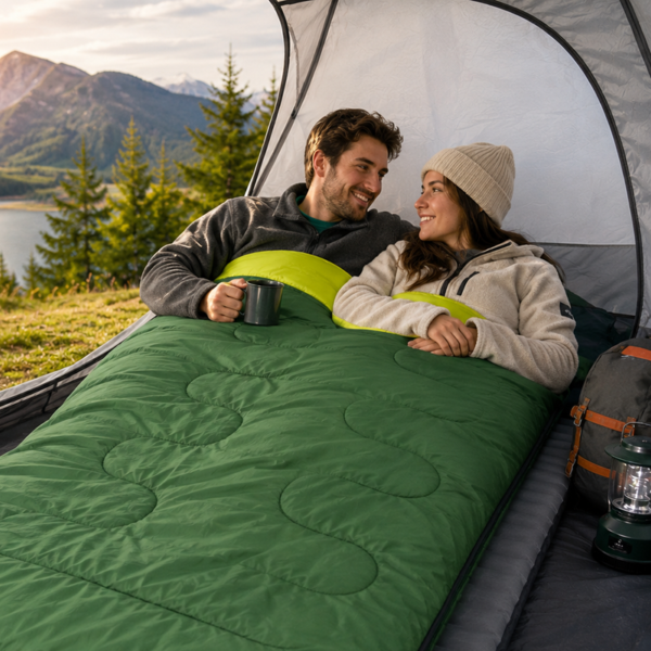 Two Person Camping Sleeping Bag for Couples