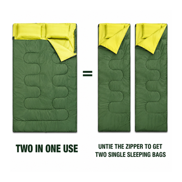 Two Person Sleeping Bag Disassemble The Details
