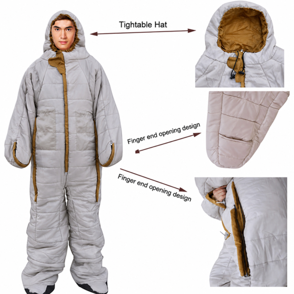 Human-shaped sleeping bag for adults Human-shaped sleeping bag for adults